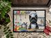 Cairn Terrier The Chef Doormat Front Door Mat Indoor Outdoor Rugs For Entryway, Non Slip Washable Low Pile, 24H X 36W_maomaolike.com