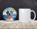 Great Dane Luau Large Sandstone Coasters Pack Of 4 Absorbent Round Coasters Decor Gifts For Men Or Women, 4 In, Multicolor_maomaolike.com