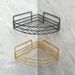 New No-punch Shelf, Wider And Taller Corner Storage Shelf, Durable Electroplated Iron Shelf, Suitable For Home, Bathroom Use_maomaolike.com