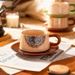 French Coffee High-end Exquisite Afternoon Tea Breakfast High Appearance Retro Ceramic Cup And Saucer Set_maomaolike.com