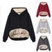 Women's Clothing warm pocket hooded sports sweatshirt jacket_maomaolike.com