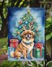 Tibetan Spaniel Christmas Reindeer Garden Flag Mailbox Flag Decorative Yard Flag Banner Outside Patio Artwork Yard Flower Beds, Garden Size, Multicolor_maomaolike.com
