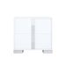 Elegant Nightstand With Metal Handle,Mirrored Bedside Table With 2 Drawers For Bedroom,Living Room,White_maomaolike.com