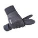 Men's autumn and winter suede gloves thick warm touch screen outdoor cycling driving delivery non slip full finger gloves_maomaolike.com