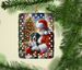 Greater Swiss Mountain Dog And Santa Claus Porcelain Ornament Christmas Tree Hanging Decorations For Home Christmas Holiday, Rectangle, Gift, Multicolor_maomaolike.com