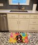 Chocolate Labrador Hippie Dawg Memory Foam Kitchen Mat Machine Washable Anti-Fatigue Mat Cushion Comfort Bath Mat Or Kitchen Rug_maomaolike.com