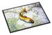 Red Fish On Map Doormat Front Door Mat Indoor Outdoor Rugs For Entryway, Non Slip Washable Low Pile, 24H X 36W_maomaolike.com
