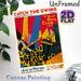Jazz Club Themed Painting Poster, Vibrant Retro Jazz Performance Scene Poster, Features Nostalgic Jazz Club Atmosphere, Ideal For Home, Music Studio_maomaolike.com