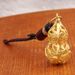 Original Color Hollow Double Fish Gourd Keychain Car Key Pendant Ring Street Stall Hot Sale Wholesale Unisex_maomaolike.com