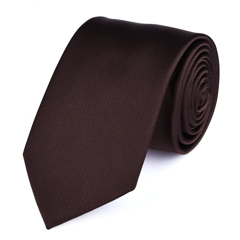 Unisex Men's narrow tie 6cm 1200 pin high density hand tie solid color striped wedding tie_maomaolike.com