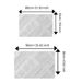 Bathroom Mat Toilet Mat Shower Mat Entrance Rug Absorbent Non-Slip Mat Soft Quick-Dry Machine Washable_maomaolike.com