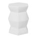 16.75 Inch/17 Inch/17.25 Inch/17.75inch Drum Stool Ceramic Side Table Hollow White Cutwork Traditional Garden Stool Hollow Outdoor Side Table_maomaolike.com