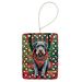 German Wirehaired Pointer Christmas Porcelain Ornament Christmas Tree Hanging Decorations For Home Christmas Holiday, Rectangle, Gift, Multicolor_maomaolike.com