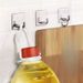 Stainless Steel Strong Non Perforated Adhesive Household Bathroom Towel Clothing Hook, Kitchen Load-bearing Door Rear_maomaolike.com