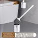 No Dead Angle Household No-Drill Toilet Brush Wall-Mounted Bathroom Silicone Set Cleaning Magic Tool_maomaolike.com