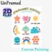 Spanish Positive Affirmations Painting Poster, Pastel Cute Cartoon Style Poster, Uplifting Spanish Positive Phrases With Cheerful Illustrated Icons_maomaolike.com