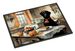 Black Lab Fall Kitchen Pumpkins Doormat Front Door Mat Indoor Outdoor Rugs For Entryway, Non Slip Washable Low Pile, 24H X 36W_maomaolike.com