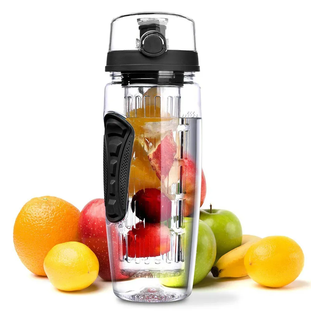BPA Free Infuser Juice Shaker Sports Lemon Water Bottle Fitness Sport Fruit Drinking Bottles For Girl_maomaolike.com