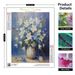 PhotoCustom Round Diamond Painting Kit Beautiful Flower Diy Diamond Mosaic Home Decoration Gift_maomaolike.com