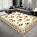 Living Room Rug,Large Rug,Oversized, Gold Leaves Design,Bedroom Rug,Soft And Thick, Machine Washable, Thickened Rug, Bedside Rug,Decorative Indoor Rug_maomaolike.com