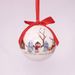 Christmas Foam Ornament Balls 8cm - Santa Snowman Tree Decorations With Stickers_maomaolike.com