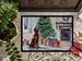 Irish Setter Cozy Christmas Doormat Front Door Mat Indoor Outdoor Rugs For Entryway, Non Slip Washable Low Pile, 24H X 36W_maomaolike.com