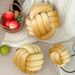 Nordic Ins Pillow Three Strand Rope Knotted Ball Pillow Hand Woven Gold Velvet Pillow Cushion Knot Bay Window Cushion_maomaolike.com