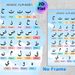 Arabic Alphabets Painting Poster, Soft-colored Clear Arabic Alphabet Chart Poster, Practical For Arabic Language Learning, Ideal For Study Areas And_maomaolike.com