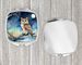 Owl Perched In Coastal Tree Compact Mirror Decorative Travel Makeup Mirror For Women Girls Gifts Pocket Makeup Mirror Folding Handheld_maomaolike.com