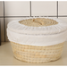 Home Creative Insulated Basket With Lid Rattan Storage Straw Woven Bun Cake Food Chestnut Box Commercial Use_maomaolike.com