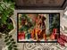Dogue De Bordeaux Cozy Christmas Doormat Front Door Mat Indoor Outdoor Rugs For Entryway, Non Slip Washable Low Pile, 24H X 36W_maomaolike.com