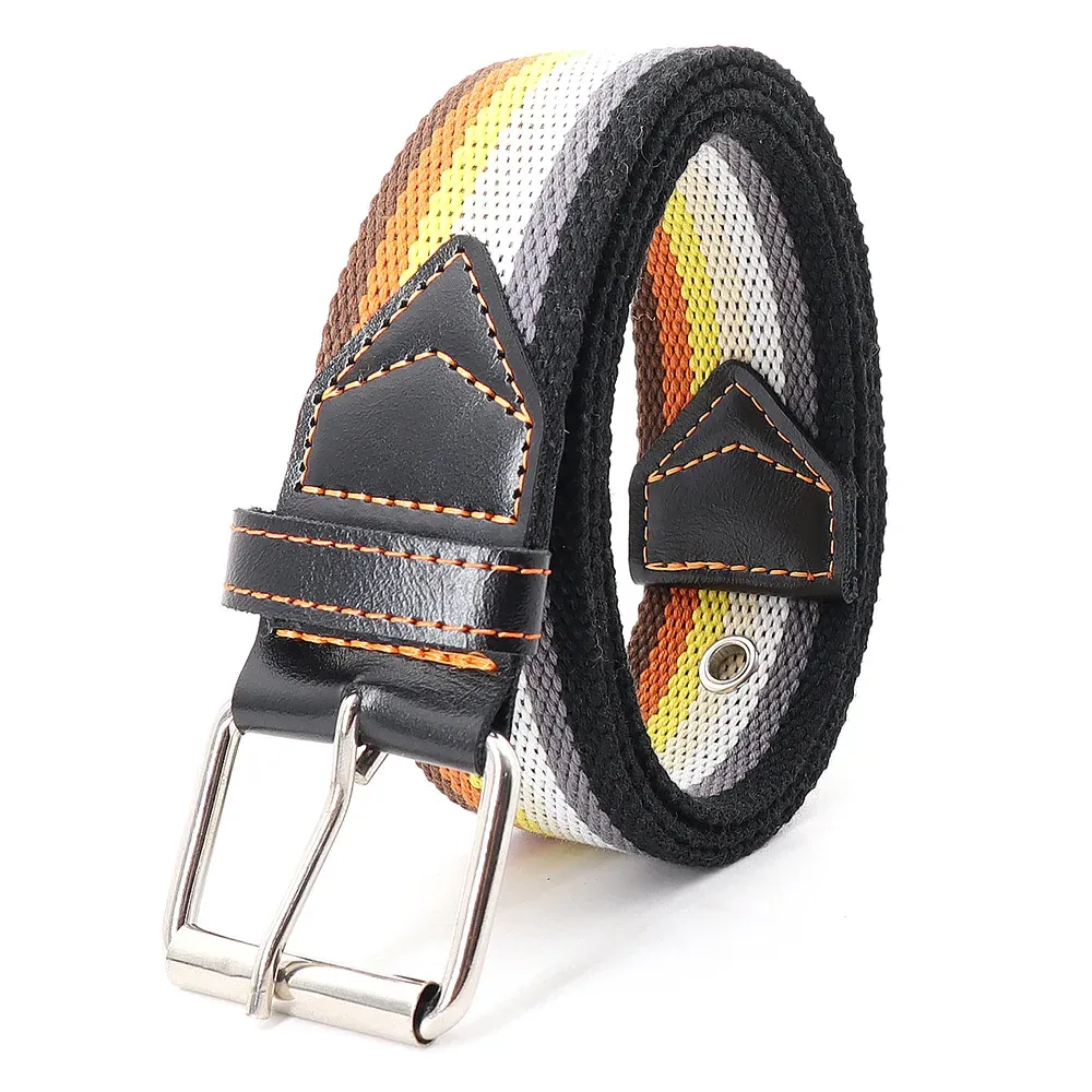 HOT 19 color High Quality Canvas Men/Women Jeans Waistband Adjustable Men Outdoor Travel Tactical Metal Buckle Waist Belt_maomaolike.com