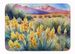 New Mexico Yucca Flower In Watercolor Memory Foam Kitchen Mat Machine Washable Anti-Fatigue Mat Cushion Comfort Bath Mat Or Kitchen Rug_maomaolike.com
