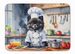 Pomeranian The Chef Memory Foam Kitchen Mat Machine Washable Anti-Fatigue Mat Cushion Comfort Bath Mat Or Kitchen Rug_maomaolike.com