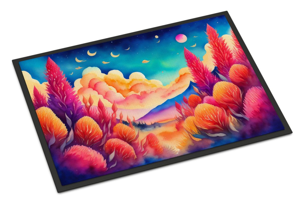 Celosia In Color Doormat Front Door Mat Indoor Outdoor Rugs For Entryway, Non Slip Washable Low Pile, 24H X 36W_maomaolike.com