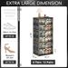 6 Tiers 12 Pairs Hard Plastic Shoe Storage Organizer Cabinet For Entryway, Large Stackable Collapsible Sneaker Shoe Box Organizer For Closet, Portable Folding Shoe Cabinet With Doors, Black_maomaolike.com