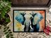 Elephant Doormat Front Door Mat Indoor Outdoor Rugs For Entryway, Non Slip Washable Low Pile, 24H X 36W_maomaolike.com