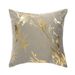 Home Garden Ins Pillow Marble Pattern Gold Stamping Light Luxury Dutch Velvet Pillow Sofa Pillow Bedside Cushion Backrest Cover_maomaolike.com