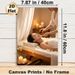 Spa Massage Painting Poster, Warm-toned Tranquil Spa Scene Poster, Offers Soothing Ambiance, Suitable For Spa Salon, Wellness Center And Relaxation_maomaolike.com