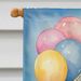 Bedlington Terrier Happy Birthday House Flag Large Porch Sleeve Pole Decorative Outside Yard Banner Artwork Wall Hanging, Polyester, House Size, Multicolor_maomaolike.com