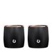 Stainless Steel Rocks Glass, Set Of 2 - Black_maomaolike.com