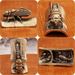 Pure Bamboo Joint Cicada Desktop Table Art Tea Pet Ornament Creative Scorpion Snail Small Brass Metal_maomaolike.com