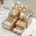 Acrlic Cosmetic Storage Box High-End Desktop Ins Stle Classification Organizer Dressing Table Shelf Transparent_maomaolike.com
