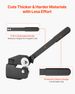 Sheet Metal Shear, Throatless Rotary Hand Shear, 16 Gauge Mild Steel Sheet Cutter With 0.06 In Capacity, With Solid Construction, Mounting Type, For Cutting Steel, Copper, Rebar, And Aluminum_maomaolike.com