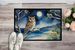 Owl Perched In Coastal Tree Doormat Front Door Mat Indoor Outdoor Rugs For Entryway, Non Slip Washable Low Pile, 24H X 36W_maomaolike.com