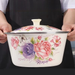 Food Grade Thickened With Lid Jar Household Enamel Can High Temperature Resistant Lard Bowl_maomaolike.com