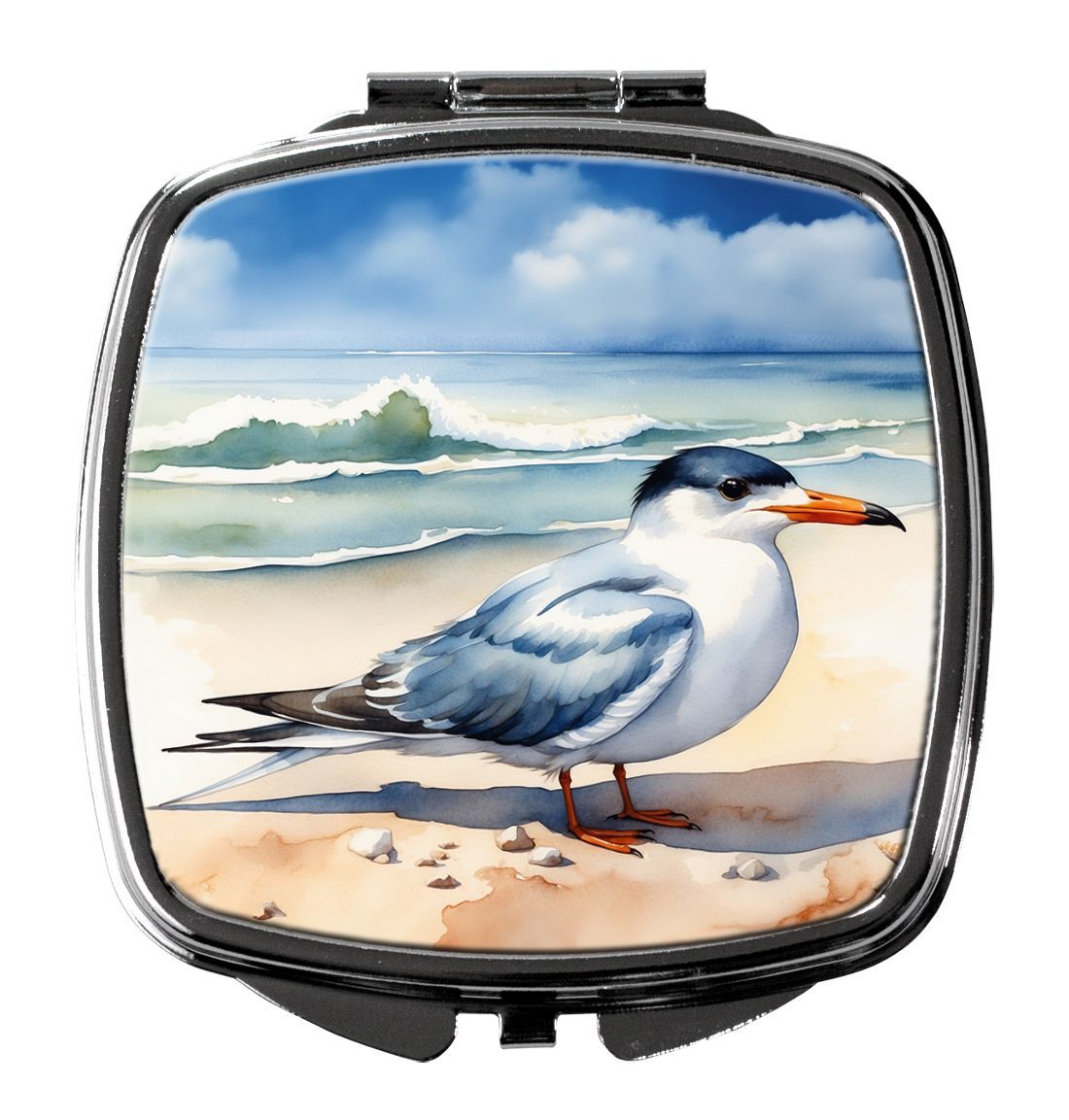 Tern Resting Compact Mirror Decorative Travel Makeup Mirror For Women Girls Gifts Pocket Makeup Mirror Folding Handheld_maomaolike.com