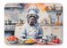 Neapolitan Mastiff The Chef Memory Foam Kitchen Mat Machine Washable Anti-Fatigue Mat Cushion Comfort Bath Mat Or Kitchen Rug_maomaolike.com