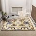 Living Room Rug,Large Rug,Oversized, Gold Leaves Design,Bedroom Rug,Soft And Thick, Machine Washable, Thickened Rug, Bedside Rug,Decorative Indoor Rug_maomaolike.com