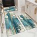 Three-piece Kitchen Rug Set, Non-slip And Washable, Abstract Pattern Kitchen Hallway Rug, Soft And Comfortable, Suitable For Sinks, Floors, Entrances, Hallways And Bathrooms._maomaolike.com